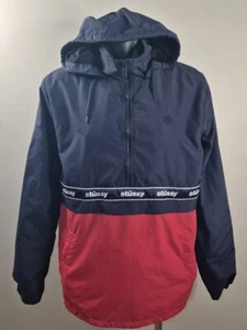 Stussy Hoodie Pullover Jumper Windbreaker Size Medium Unisex RN94974 - Picture 1 of 5