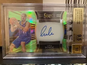 2018 Panini Select LUKA DONCIC RC Rookie AUTO /99 BGS 9.5/10 NEON GREEN SSP RARE