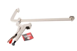 14" Open 100mm Throat 408kg Cap Slid Arm Table Bench Mount F Clamp Grip Lock - Picture 1 of 5