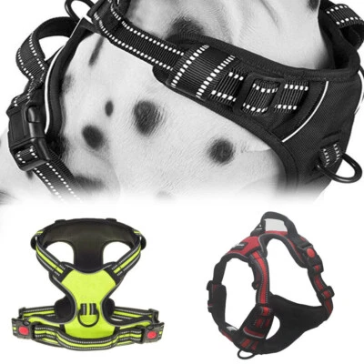 Cat Dog Pet Harness Adjustable Control Vest Reflective L XL XXL Safety Strap - Image 1 of 4