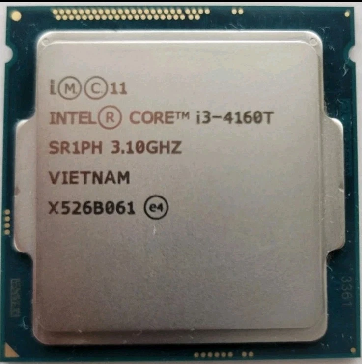 Intel Core i3-4160T 3.10 GHz Dual Core CPU Processor LGA 1150 SR1PH - Image 1 of 1