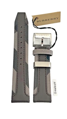 Brand New Burberry Replacement Strap for BU9020 Multi-Colored with Buckle 20mm - Image 1 of 4