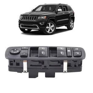 Black Plastic Auto Glass Lift Switch Electric Suitable For Jeep Cherokee 2014-16 - Picture 1 of 8