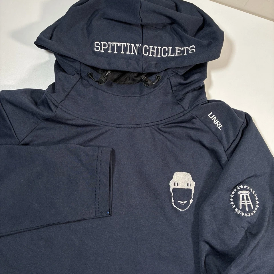 Толстовка с капюшоном UNRL Barstool Sports средняя толстовка Spittin' Chiclets НХЛ подкаст - Изображение 1 из 4