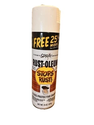 NEW Rust-Oleum Gloss Protective Enamel Spray Paint #29538 - 15 oz - STOPS RUST! - Image 1 of 3