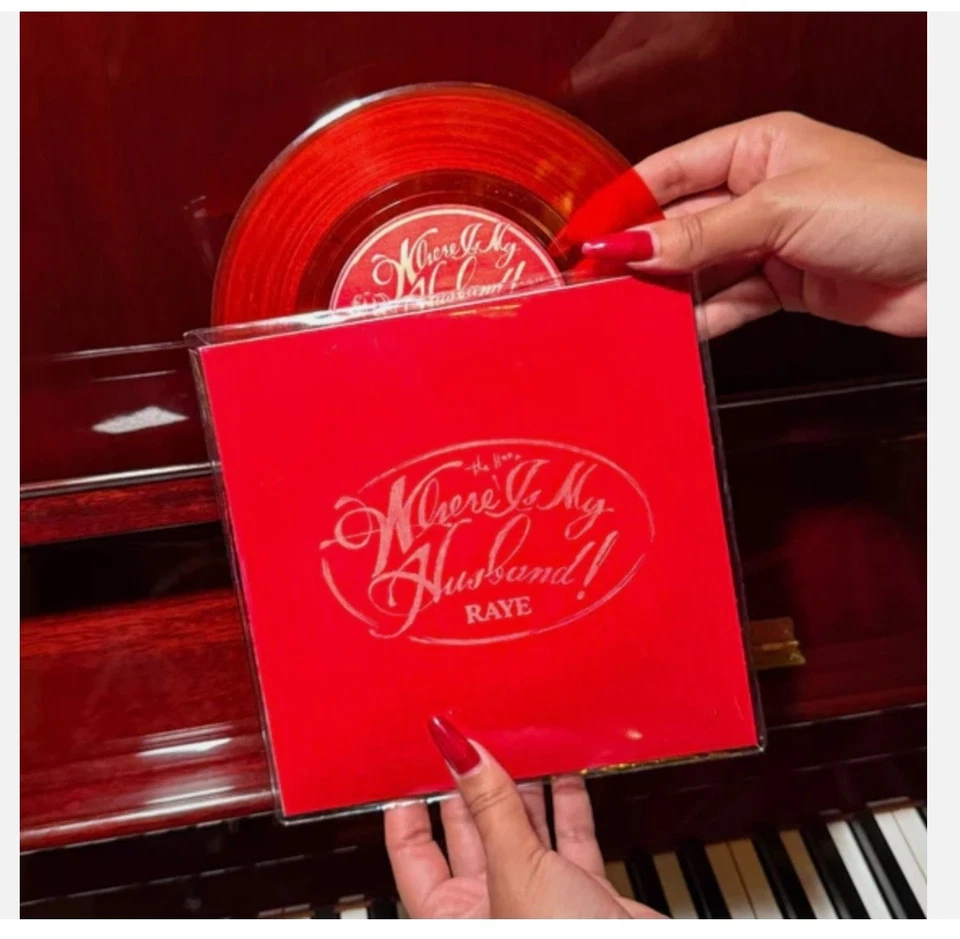 Raye Where Is My Husband 7” Limited Red Vinyl Single. Brand new - Image 1 of 1