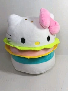 Sanrio Gund Hello Kitty Burger Sandwich Plush Stuffed Toy 9"  - Picture 1 of 7