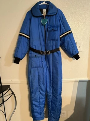 Terno de esqui para snowmobile cinto isolado cintura elástica feminino médio regular 12-14 - Imagem 1 de 4