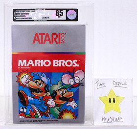 Mario Bros. Atari 2600 Brand New 1983 Factory Sealed VGA Graded 85 Silver Box