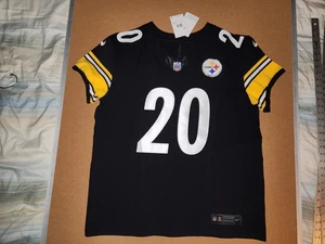 Kaleb Johnson #20 STEELERS HOME NIKE VAPOR ELITE FUSE FOOTBALL JERSEY sz 48 NWT - Picture 1 of 21