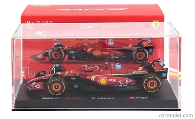 Ferrari F1 SF24  MONACO GP24 LECLERC VETRINA 1/43 Burago 18-36843-L-MONACO - Immagine 1 di 4