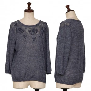 NON NO Mademoiselle NON NON Mesh See Through Knit Top Size 38M(K-134314) - Picture 1 of 12