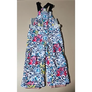 EUC ROXY Girl DRYFLIGHT 10K Grow System Lola Insulated Snow/Ski Bibs Pants 2T 2 - Picture 1 of 11