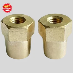 Ampper 3/8"-16 Thread Female Brass Battery Terminal Post Adapter Battery new - Picture 1 of 4