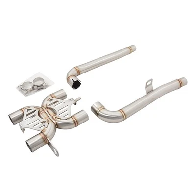 Tubo de escape de enlace medio para moto Triumph Bonneville T100 T120 2021-2025 Foto 1 de 4