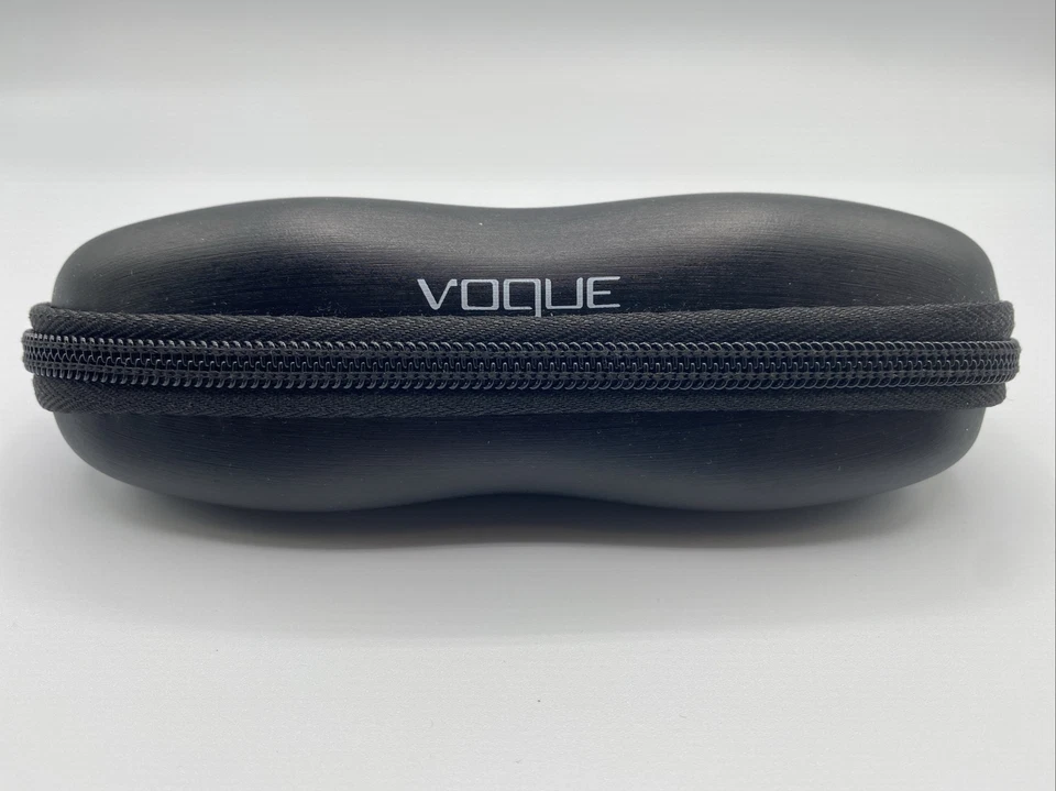 Vogue Negro Cremallera Almeja Shell Ojo para Gafas/Gafas de Sol. Gafas no incluidas Foto 1 de 3