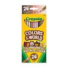 Crayola Colours of The World Colouring Pencils - Colours Skin Tones - 24 Count