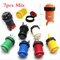 6pcs HAPP Long Style Push Button with micro-switch for Arcade MAME game DIY