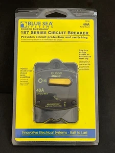 Blue Sea 7038 187 Series Circuit Breaker 40a 40amps - Panel Mount - NEW/SEALED - Bild 1 von 2