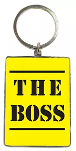The Boss Metallic Keyring Lovely Birthday Christmas Gift Idea - Picture 1 of 1