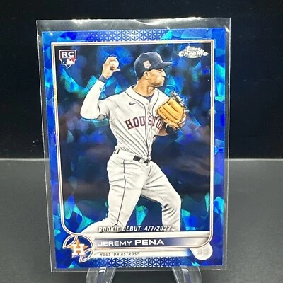2022 Topps Chrome Update Series Sapphire Rookie Debut #US276 Jeremy Pena Rc - Image 1 of 4