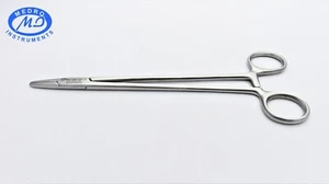 MAYO HEGAR 8" NEEDLE HOLDER, SERRATED JAWS, PREMIUM SURGICAL NEEDLE DRIVER - Picture 1 of 8