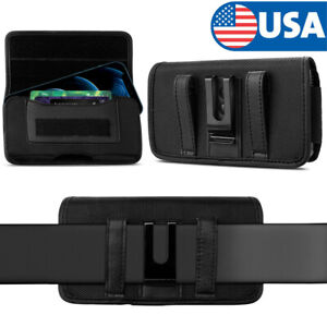 Cell Phone Pouch Waist Belt Bag Tactical Army With Belt Loop Metal Clip Holster