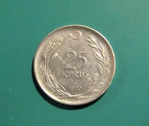 Turkey 1970 25 Kurus Coin - Picture 1 of 6