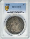 1802/1 Pcgs Vg08 Draped Bust Dollar ~ #48154495