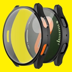 For Samsung Galaxy Watch 7 44mm SM-L310NZ Full Cover Case Glass Screen Protector - Picture 1 of 1