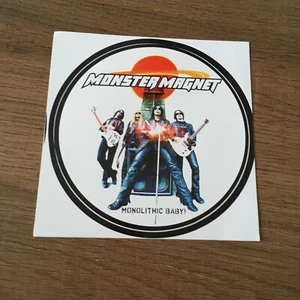MONSTER MAGNET - MONOLITHIC BABY - RARE AUTOCOLLANT PROMOTIONNEL !!!!!!!!! - Imagen 1 de 2