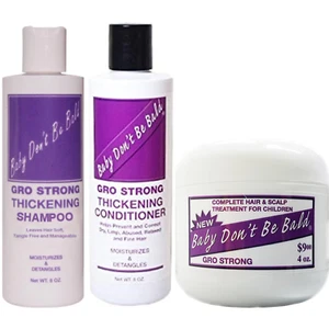 BABY DON'T BE BALD Gro Strong Thickening Shampoo, Conditioner, Scalp Treatment - Picture 1 of 1