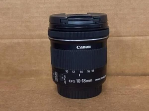 CANON EF-S 10-18mm F/4.5-5.6 IS STM LENS- USED. - Picture 1 of 5
