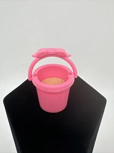 VTG 1995 BARBIE DOLL NIBBLES THE HORSE replace picnic stable PINK Food BUCKET…53 - Picture 1 of 10
