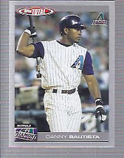 2004 Topps Total Silver Arizona Diamondbacks Baseball Card #662 Danny Bautista