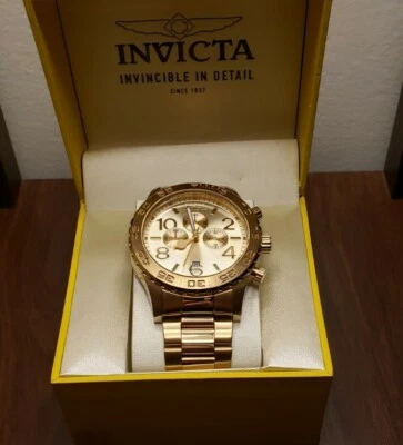 Invicta Men's Specialty Gold Tone Stainless Steel Quartz Chronograph - Image 1 of 4