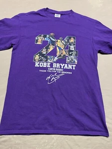 Camiseta Kobe Bryant (Gracias por los Recuerdos) Lakers Púrpura Talla M ¡Rara!! - Imagen 1 de 4