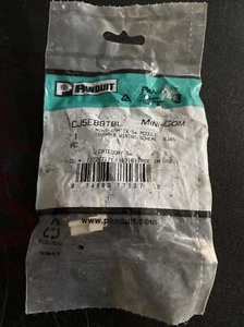 Panduit CJ5E88TBL Cat5e Mini-Com Jack Black - New - Picture 1 of 3