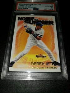 2000 Fleer Showcase Derek Jeter Noise of Summer Psa 10 Gem Mint-Yankees - Picture 1 of 3