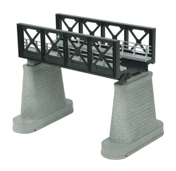O-Gauge - MTH - RealTrax Accessories: Black Girder Bridge - Image 1 of 1