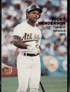 1989 Pacific Cards & Comics Baseball's Best Five #4 Rickey Henderson - Picture 1 of 2