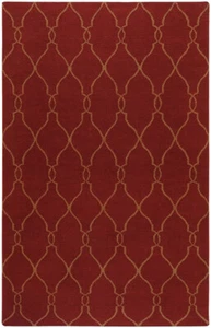 Surya Red Contemporary Area Rug All-Over FAL-1013 - Picture 1 of 4