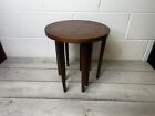 Vintage Round Small Nest of Three Tables Nesting Side End Lamp Table Retro