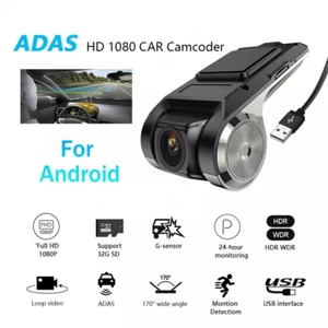 1080P HD Auto DVR Kamera Recorder 170° ADAS Dashcam G-Sensor Nachtversion - Bild 1 von 8