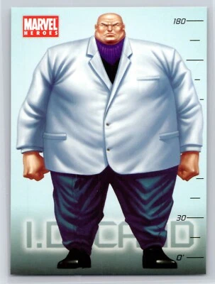 Pegatina de la colección Kingpin 2008 Marvel Heroes Panini Preziosi #18 Foto 1 de 2