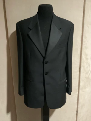 RICK PALLACK TUXEDO DINNER JACKET / BLACK / 40 REG / MADE IN ITALY / DESIGNER - Image 1 of 4