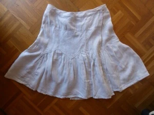 Leichter Leinenrock beige COMPTOIR DES COTONNIERS GR 42 guter Zustand  - Bild 1 von 9