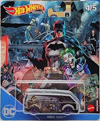 HOT WHEELS 2021 POP CULTURE SERIES DC COMICS BATMAN MBK VAN REAL RIDERS!! - Image 1 of 2