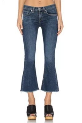 Rag & Bone Jean - Lottie - Boot in Paz With Released Slit Hem - Size 24 - Image 1 of 4