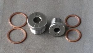 BMW R 1100 RT Einfüllschrauben V2A Endantrieb u. Getriebe hochglanzpoliert - Picture 1 of 5